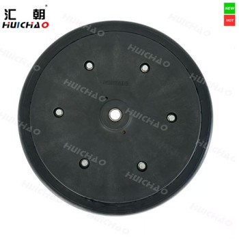 2×13" Agricultural Planter Press Wheel Assembly with Rubber Tire and Nylon Rim