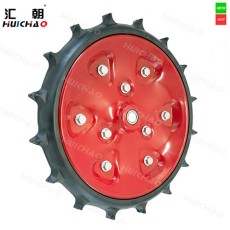 1×12" Agricultural Seed Press Wheel Assembly – Compatible with Major Seed Drills