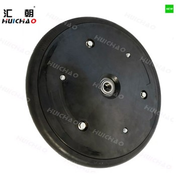 12 × 1" Seeder Press Wheel Assembly with Rubber Tire & Nylon Rim