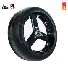 4.5×16" Steel‑Rim Rubber‑Tire Gauge Wheel Assembly