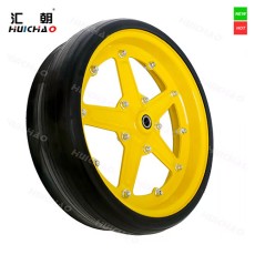 4.5×16" Spoked Gauge Wheel Assembly with Rubber Tire — HUICHAO Planter/Grain Drill Wheel