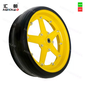 4.5×16" Spoked Gauge Wheel Assembly with Rubber Tire — HUICHAO Planter/Grain Drill Wheel