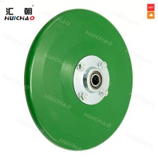10×1" Polyurethane V8 Firming Wheel Assembly with Double-Row Ball Bearing