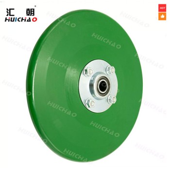 10×1" Polyurethane V8 Firming Wheel Assembly with Double-Row Ball Bearing