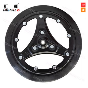 2.5×16" Spoked Gauge Wheel Assembly for Seed Drills & Planters